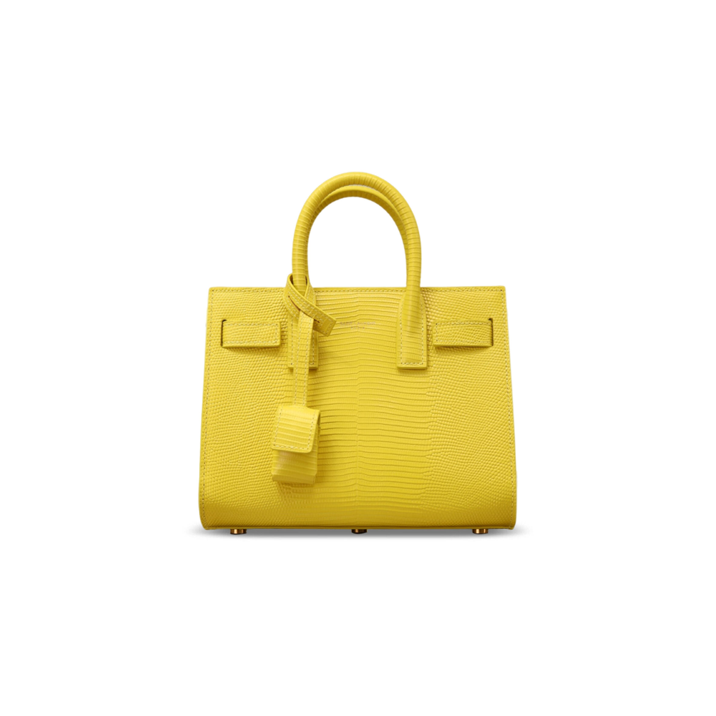 YSL SAC DE JOUR IN LIZARD-EMBOSSED LEATHER - NANO 717440 (22*18*10.5cm)